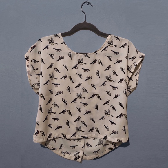 H&M Bird Shirt - Picture 1 of 4
